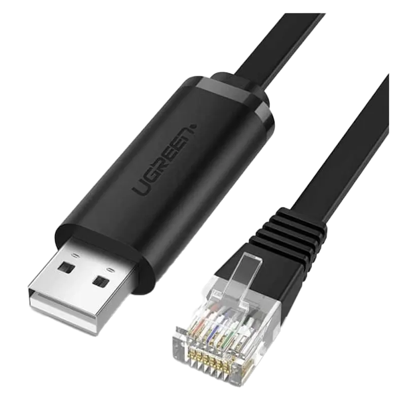 UGREEN CM204 USB-A To RJ45 Console Cable 1.5M Mascom International.webp
